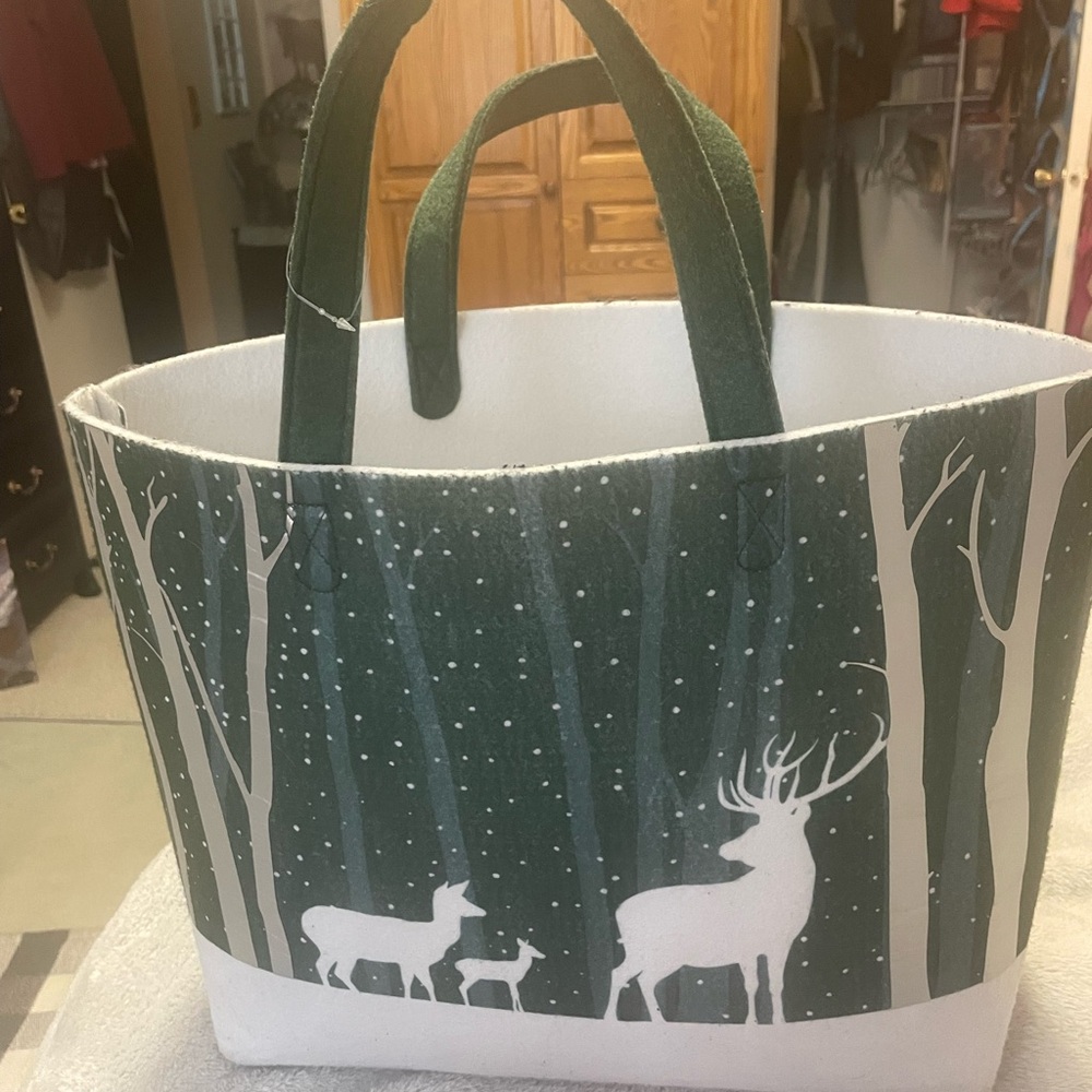 large Felt Tote/travel/books Barnes & Noble